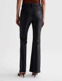 Farrah Boot Coated Jean Super Black Coated Denim Mid-Rise Boot WOMENS BOTTOMS Photo 8