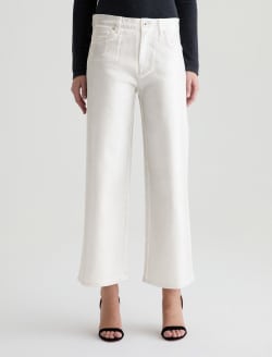 Saige Wide Leg Crop Jean Sliver Glow Mid-Rise Fit WOMENS BOTTOMS Photo 3