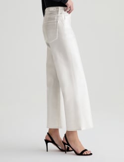 Saige Wide Leg Crop Jean Sliver Glow Mid-Rise Fit WOMENS BOTTOMS Photo 5