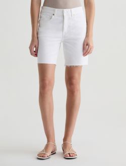 Ex-Boyfriend Short White Mid-Rise Bermuda WOMENS BOTTOMS Photo 3