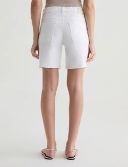 Ex-Boyfriend Short White Mid-Rise Bermuda WOMENS BOTTOMS Photo 8
