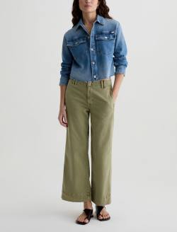 Natasha Sulfur Basil Mid-Rise Crop WOMENS BOTTOMS Photo 2
