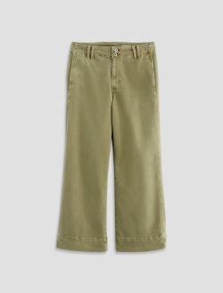 Natasha Sulfur Basil Mid-Rise Crop WOMENS BOTTOMS Photo 1
