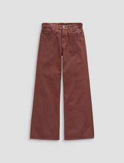 Saige Wide Leg Jean Ltt Lt Chestnut Mid-Rise Fit WOMENS BOTTOMS Photo 1