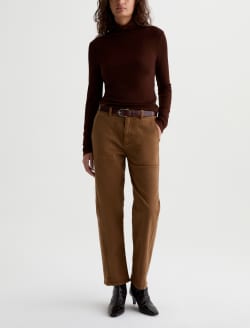 Analeigh Jean Sulfur Bronze Beat Mid-Rise Utility WOMENS BOTTOMS Photo 2
