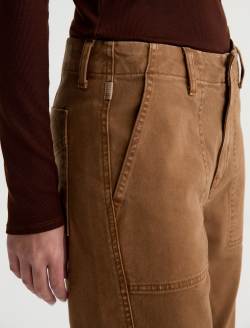 Analeigh Jean Sulfur Bronze Beat Mid-Rise Utility WOMENS BOTTOMS Photo 4