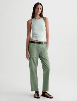 Analeigh Pant Sulfur Faded Moss Mid-Rise Utility WOMENS BOTTOMS Photo 2