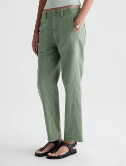Analeigh Pant Sulfur Faded Moss Mid-Rise Utility WOMENS BOTTOMS Photo 6