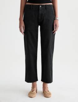 Analeigh Pant Sulfur Super Black Mid-Rise Utility WOMENS BOTTOMS Photo 3