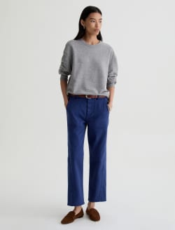Analeigh Pant Sulfur Pacific Navy Mid-Rise Utility WOMENS BOTTOMS Photo 2
