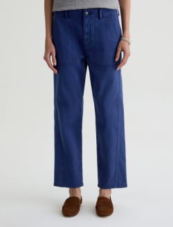 Analeigh Pant Sulfur Pacific Navy Mid-Rise Utility WOMENS BOTTOMS Photo 3