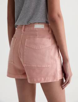 Analeigh Short Sulfur Sparkling Rose Mid-Rise Utility Short WOMENS BOTTOMS Photo 7