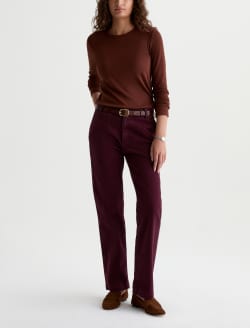 Brinley Jean Sulfur Jazz Berry Mid-Rise Straight WOMENS BOTTOMS Photo 2