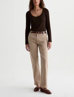 Brinley Jean Sulfur Studio Tan Mid-Rise Straight WOMENS BOTTOMS Photo 2