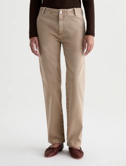 Brinley Jean Sulfur Studio Tan Mid-Rise Straight WOMENS BOTTOMS Photo 3