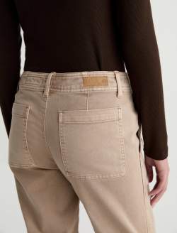 Brinley Jean Sulfur Studio Tan Mid-Rise Straight WOMENS BOTTOMS Photo 7