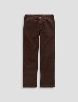 Brinley Jean Sulfur Wood Brown Mid-Rise Straight WOMENS BOTTOMS Photo 1