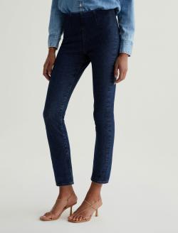 Mari Crop 360° Hyacinth Pull On Mid-Rise Slim Straight WOMENS BOTTOMS Photo 7