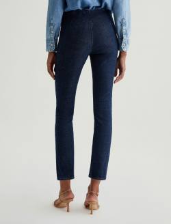 Mari Crop 360° Hyacinth Pull On Mid-Rise Slim Straight WOMENS BOTTOMS Photo 8