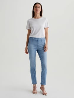 Mari Crop 360° Mirror Pull On Mid-Rise Slim Straight WOMENS BOTTOMS Photo 2