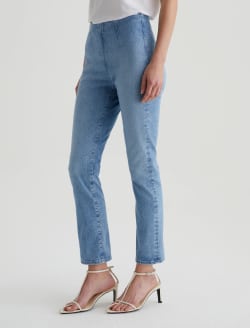 Mari Crop 360° Mirror Pull On Mid-Rise Slim Straight WOMENS BOTTOMS Photo 6