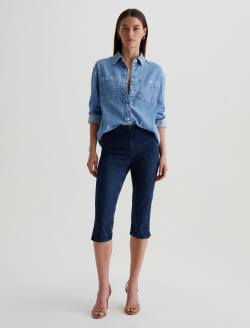 Maisie 360° Hyacinth Pull On Capri WOMENS BOTTOMS Photo 2