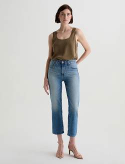 Brinley Crop 13 Years Palermo AG-ed™ Mid-Rise Straight Denim WOMENS BOTTOMS Photo 2