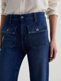 Bonnie Shallow Mid-Rise Relaxed Flare WOMENS BOTTOMS Photo 4