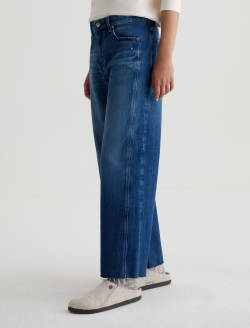 Saige Wide Leg Crop Jean Watermist Mid-Rise Fit WOMENS BOTTOMS Photo 5