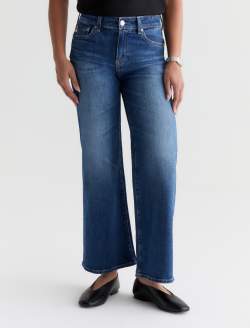 Saige Wide Leg Petite Jean 11 Years Memory Mid-Rise Fit WOMENS BOTTOMS Photo 3
