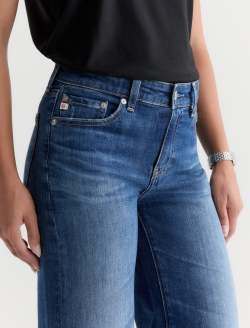 Saige Wide Leg Petite Jean 11 Years Memory Mid-Rise Fit WOMENS BOTTOMS Photo 4