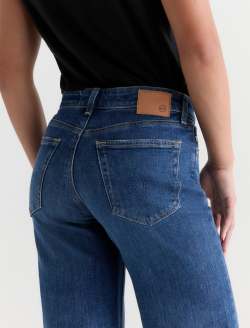 Saige Wide Leg Petite Jean 11 Years Memory Mid-Rise Fit WOMENS BOTTOMS Photo 7