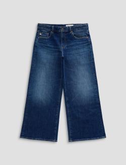 Saige Wide Leg Petite Jean 11 Years Memory Mid-Rise Fit WOMENS BOTTOMS Photo 1