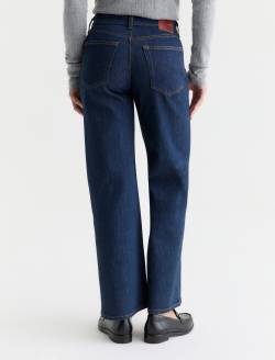 Saige Wide Leg Petite Jean Symmetry Mid-Rise Fit WOMENS BOTTOMS Photo 8