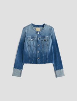 Robyn Jacket Runway Collarless Jacket WOMENS TOPS Photo 1