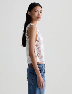 Emilee Top First Bloom Lasercut Shell Tank WOMENS TOPS Photo 4