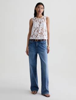 Emilee Top First Bloom Lasercut Shell Tank WOMENS TOPS Photo 5