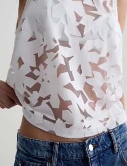 Emilee Top First Bloom Lasercut Shell Tank WOMENS TOPS Photo 6