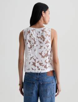 Emilee Top First Bloom Lasercut Shell Tank WOMENS TOPS Photo 8