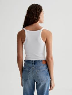Wittney Tank Ex-White 90'S Vintage Tank WOMENS TOPS Photo 6