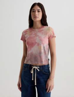 Sadie Crew Natural Dye Pink Multi Earth Day Capsule WOMENS TOPS Photo 2