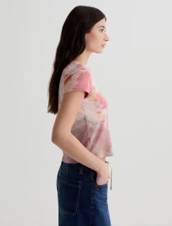 Sadie Crew Natural Dye Pink Multi Earth Day Capsule WOMENS TOPS Photo 4