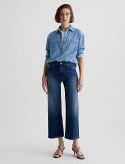 Saige Wide Leg Crop 7 Years La Jolla AG-ed™ Mid-Rise Wide Leg Denim WOMENS BOTTOMS Photo 2