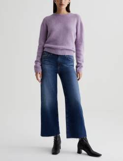 Saige Wide Leg Crop Enigma Mid-Rise Wide Leg Denim WOMENS BOTTOMS Photo 1