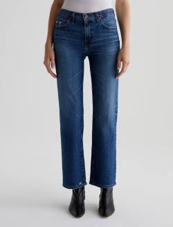 Brinley 15 Years Prague AG-ed™ Mid-Rise Straight Denim WOMENS BOTTOMS Photo 3