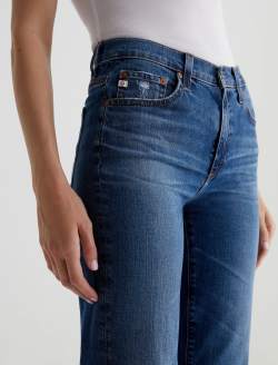 Brinley 15 Years Prague AG-ed™ Mid-Rise Straight Denim WOMENS BOTTOMS Photo 4