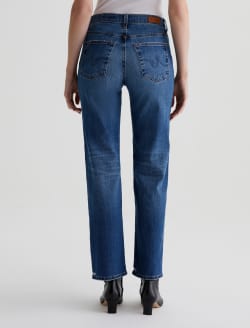 Brinley 15 Years Prague AG-ed™ Mid-Rise Straight Denim WOMENS BOTTOMS Photo 8