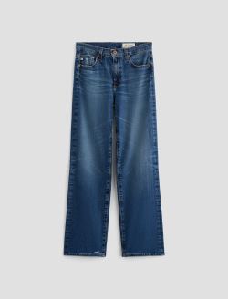 Brinley 15 Years Prague AG-ed™ Mid-Rise Straight Denim WOMENS BOTTOMS Photo 1