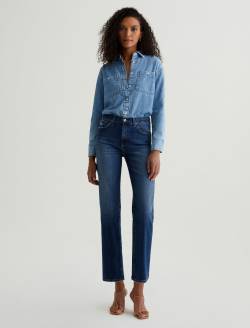 Brinley Crop 7 Years La Jolla AG-ed™ Mid-Rise Straight Denim WOMENS BOTTOMS Photo 2