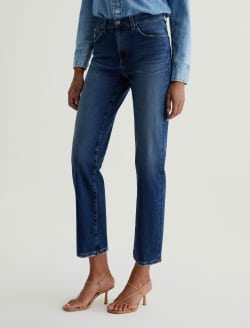 Brinley Crop 7 Years La Jolla AG-ed™ Mid-Rise Straight Denim WOMENS BOTTOMS Photo 6